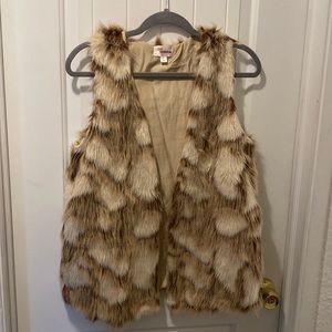 Faux fur vest